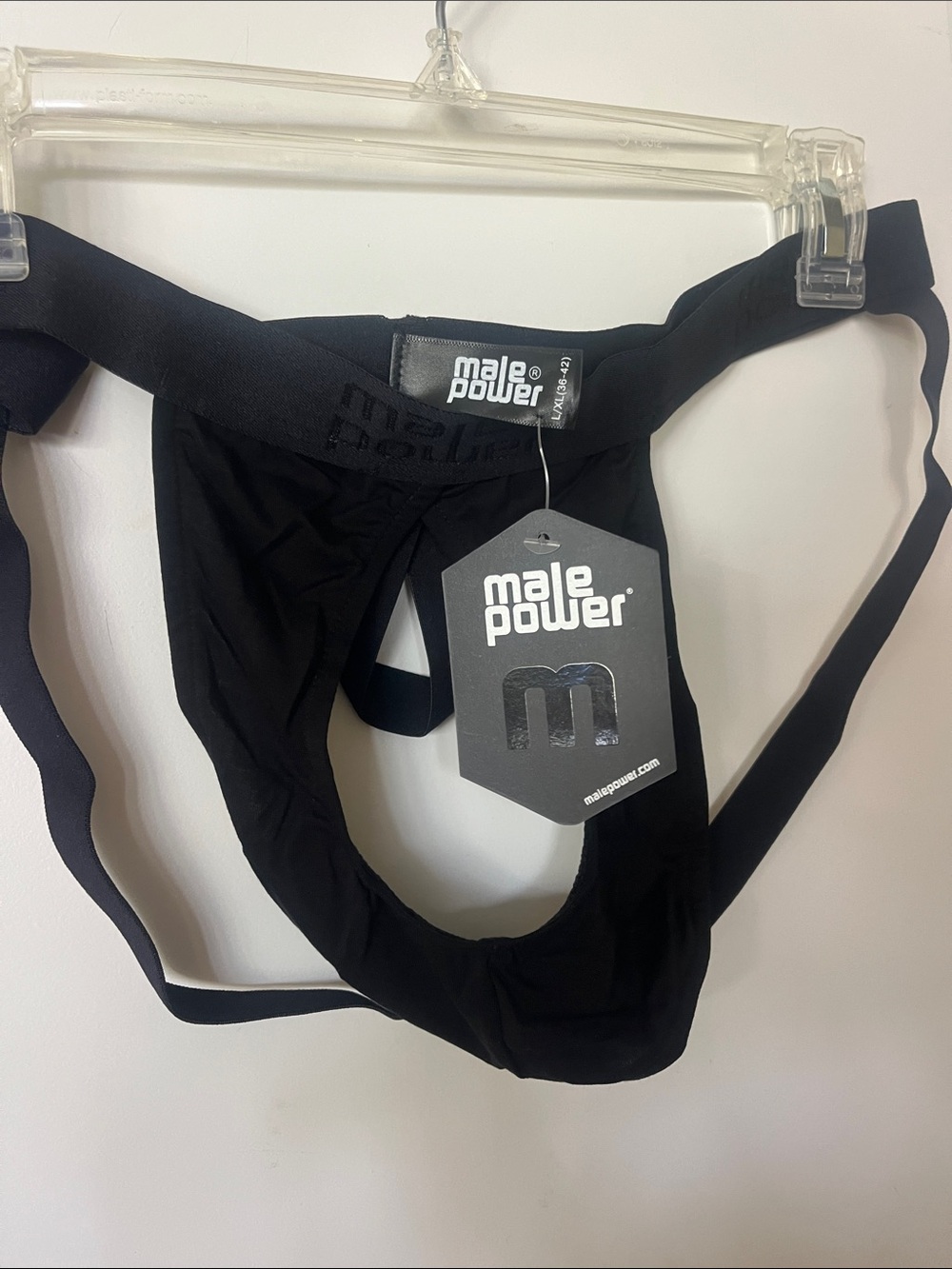 Men's Black Jockstrap Brief - Comfort Support - Picture 2 of 4